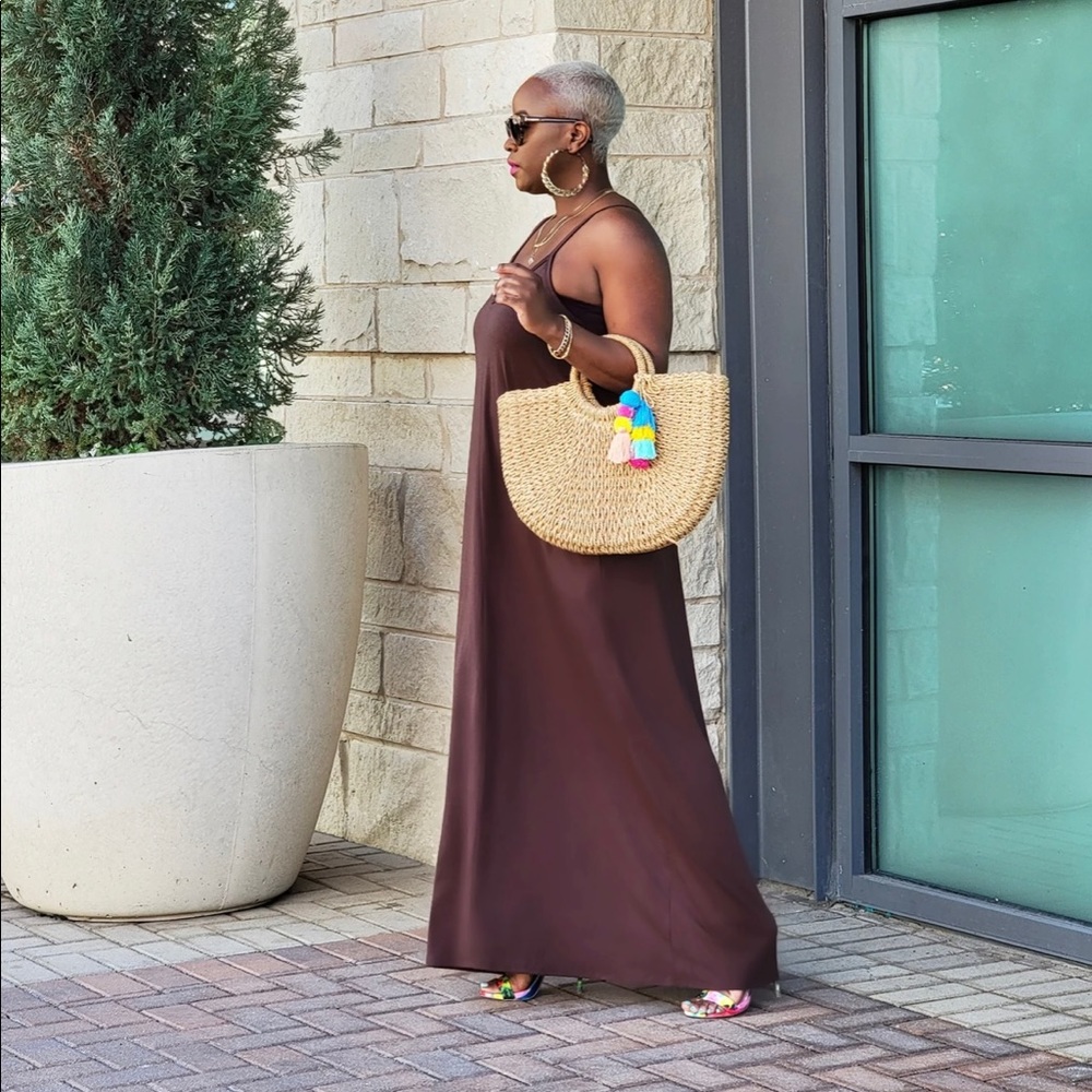 V-Neck Maxi Dresses